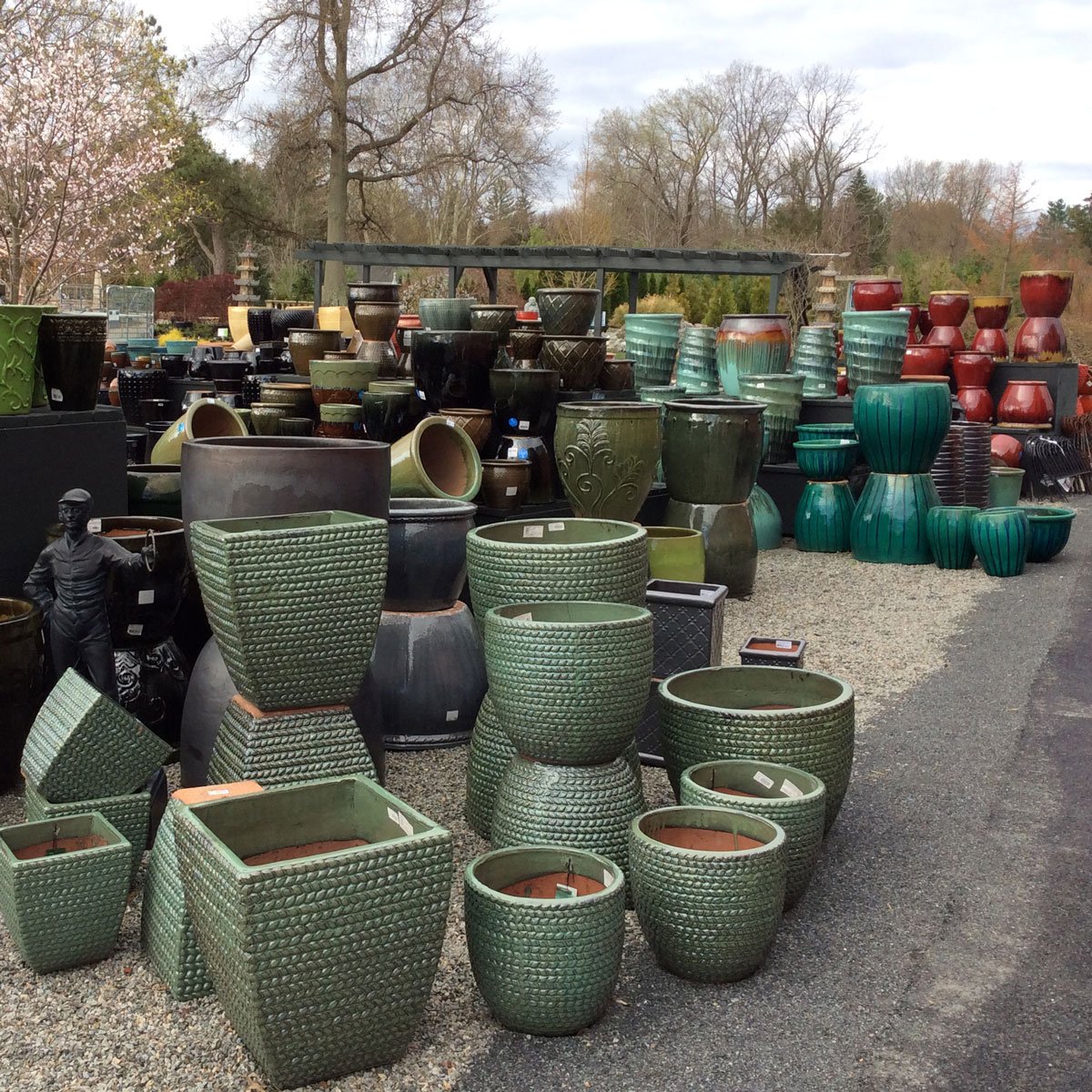 pottery flower pots near me