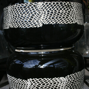 Black Decorative Pottery
